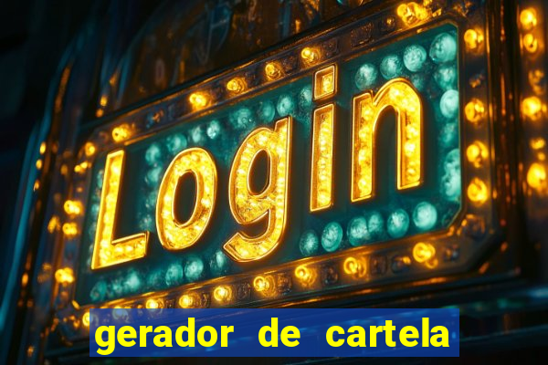 gerador de cartela de bingo